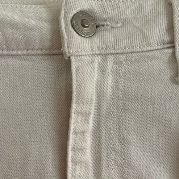 White High Waisted -Straight Cropped Frayed Joes Jeans - Picture 5 of 6